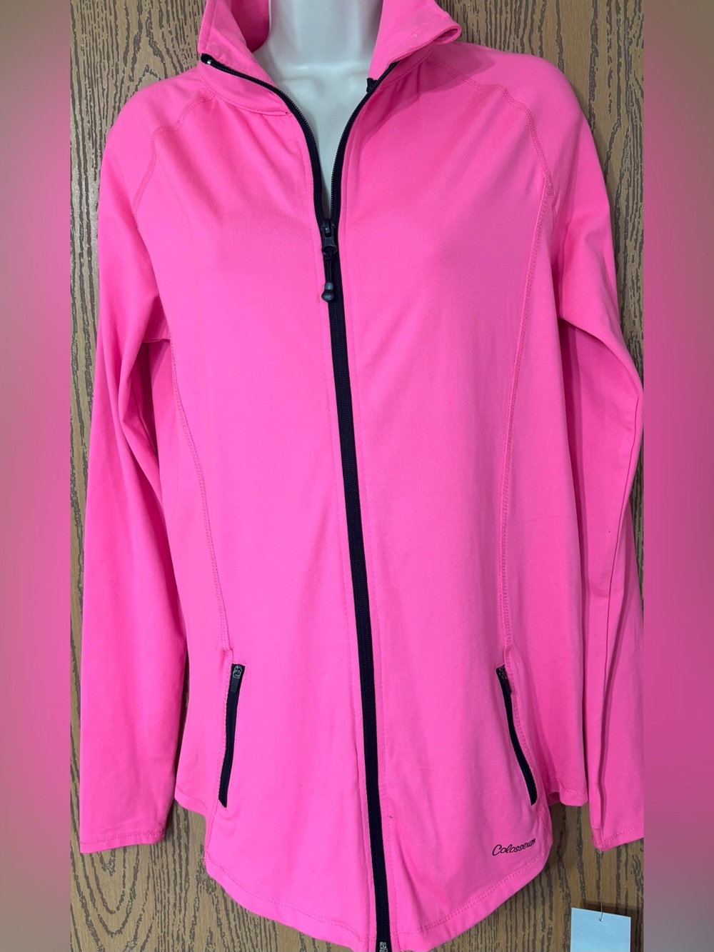 Colosseum Women's Bright Pink Full-Zip Utility Jacket
